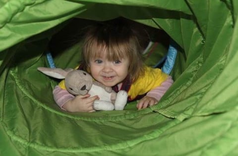 Hjá dagforeldri í Kópavogi.