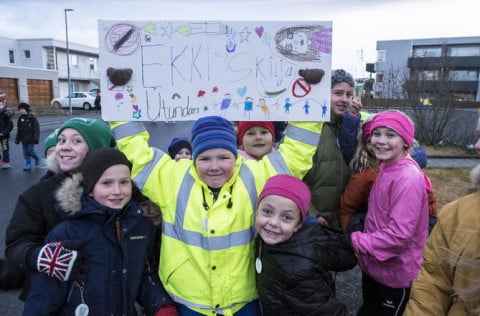 Gengið gegn einelti í Kópavogi 2014.