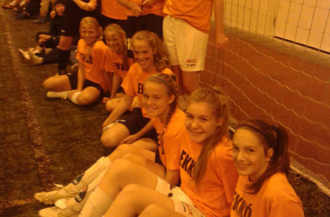 Unglingar frá félagsmiðstöðinni Ekkó komu, sáu og sigruðu.