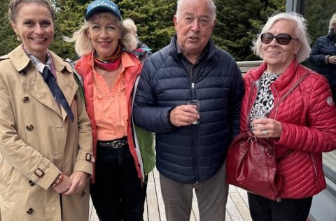 Ásdís Kristjánsdóttir bæjarstjóri, Margrét Halldórsdóttir formaður Félags eldri borgara í Kópavogi,…