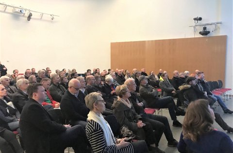 Frá fundi um endurskoðun Aðalskipulags Kópavogs í Hörðuvallaskóla 2. apríl 2019.