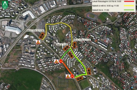 Lokanir vegna fræsinga