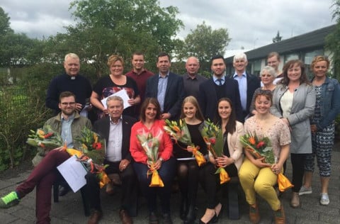 Styrkþegar Forvarnarsjóðs 2016 ásamt fulltrúum Kópavogsbæjar að lokinni afhendingu styrkja 2016.