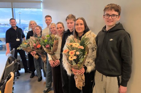 Á myndinni eru frá vinstri: Victor Berg Guðmundsson, Ingibjörg Ýr Pálmadóttir, Hafdís Helgadóttir, &hellip;