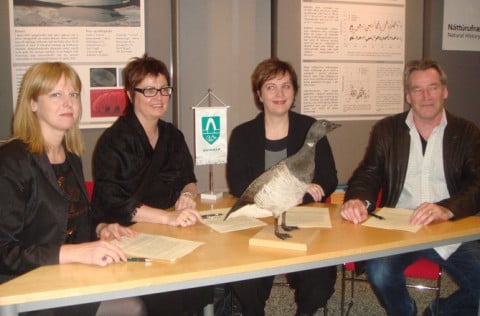 Kristín Linda Árnadóttir, forstjóri Umhverfisstofnunar, Guðrún Pálsdóttir, bæjarstjóri Kópavogs, Sv…