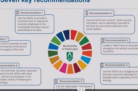 Frá kynningarfundi um Heimsmarkmið Sameinuðu þjóðanna fór fram miðvikudaginn 23. september.