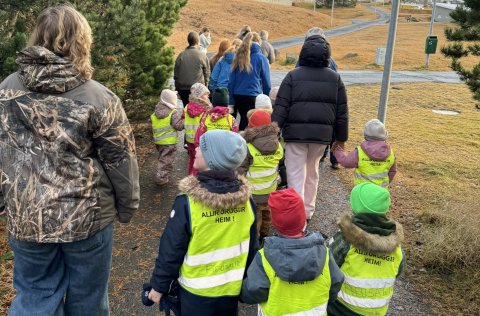 Gengið gegn einelti.