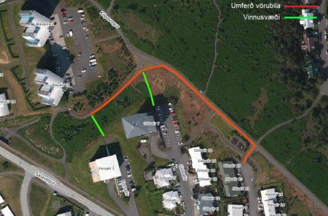 Endurbætur á stígatengingum