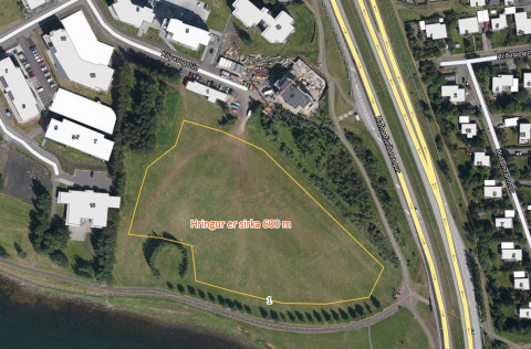 Gönguskíðaspor í Kópavogi lagt 13. febrúar 2017.