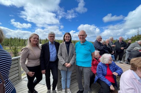 Tinna Rós Finnbogadóttir, forstöðumaður félagsmiðstöðva eldri borgara, Þröstur Magnússon, formaður …
