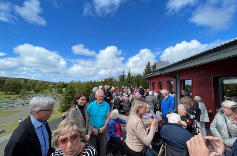Frá ferð eldri borgara í Guðmundalund sumarið 2022
