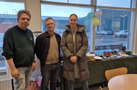 Heimsókn í hæfingastöðina.