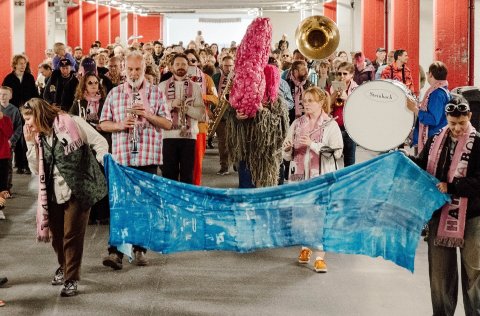 Frá opnunarhátíð Hamraborg-Festival.