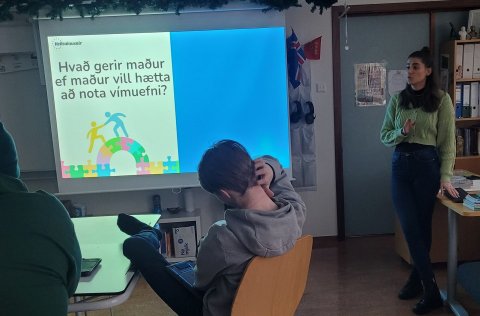 Frá fræðslu í Kópavogi.