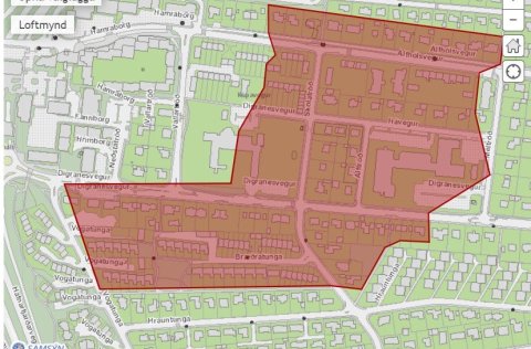Heita­vatns­laust við Álfhólsveg og nágrenni