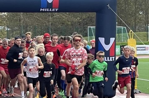 Arnar Pétursson í Hjartadagshlaupi.