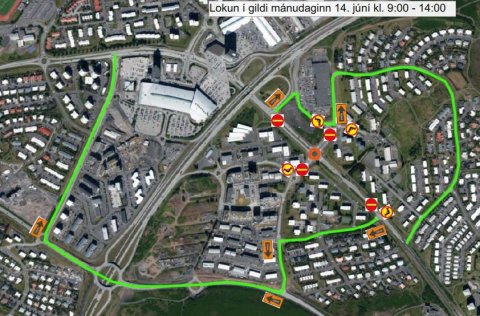 Hringtorg á Fífuhvammsvegi við Lindarveg verður lokað mánudaginn 14. júní frá kl. 9:00 til 14:00 ve…
