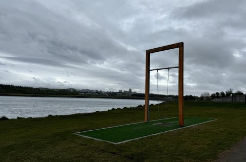 Risaróla við Kársnesstíg.