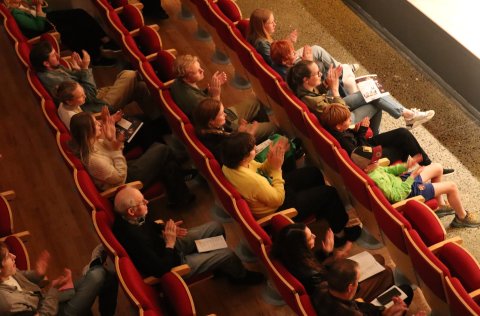 Margt var um manninn á tuttugustu lokahátíð Skapandi Sumarstarfa í Kópavogi.