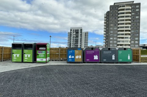 Ný grenndarstöð við Vallakór tekin í gagnið.