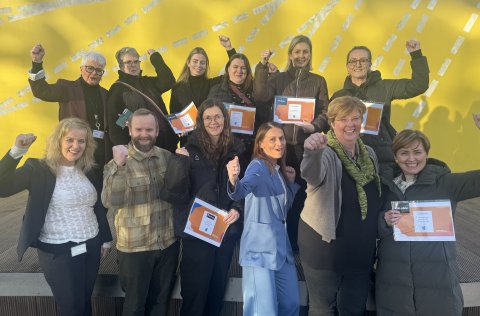 Þau sem horfðu á fræðsluefnið fóru sjálfkrafa í pott og hér má sjá hluta af okkar öfluga og fræðslu…