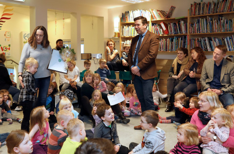 Frá afhendingu jafnréttis og mannréttindaviðurkenningu á Marbakka.