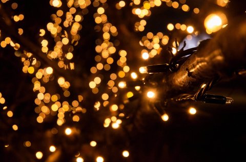 Jólaljós í Kópavogi.