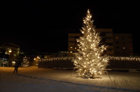 Jólatré við Hálsatorg