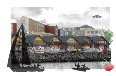 Úr vinnslutillögunni. Mynd: Alta.