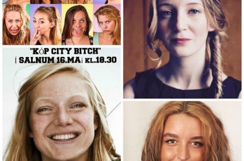 Saga Garðas og Kópavogskonur með uppistand í salnum