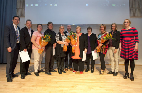 Frá afhendingu Kópsins í Salnum 2014.