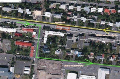 Lokun vegna framkvæmda við Álfhólfsveg