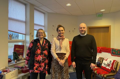 Anna Kristinsdóttir, Ásdís Kristjánsdóttir og Alfreð Örn Finnsson.