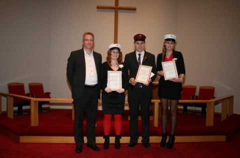 Hafsteinn Karlsson bæjarfulltrúi ásamt þeim Þórunni Björg Guðmundsdóttur, Atla Þór Erlendssyni og E…