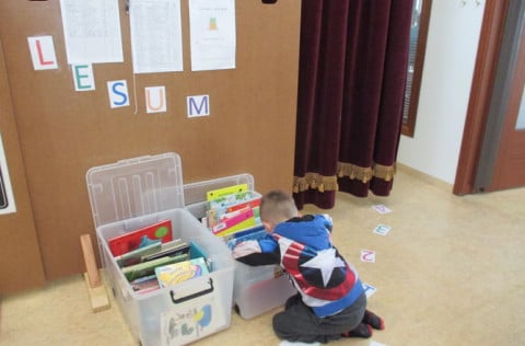 Læsisátak á leikskólanum Núpi