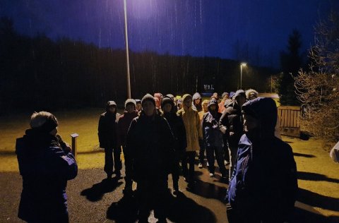 50 manns mættu í fyrstu núvitundargönguna í nóvember og var gerður góður rómur að.