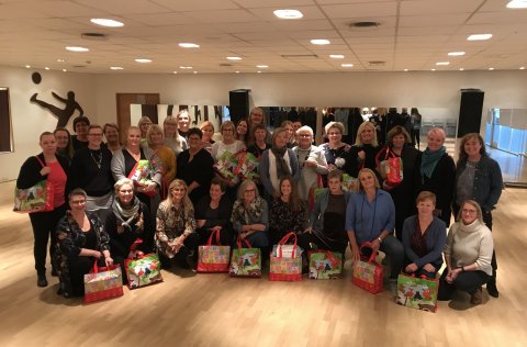 Leikskólastjórar í Kópavogi og starfsfólk menntasviðs Kópavogsbæjar tóku við námsefninu 