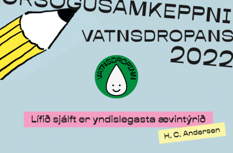 Örsagnakeppni var haldin í vetur.