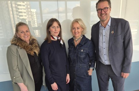 Á myndinni eru frá vinstri: Elín Thelma Róbertsdóttir, Sólrún Día Friðriksdóttir, Þóra Kemp og Ingi…