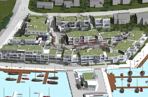 Reiturinn er við höfnina á Kársnesi.