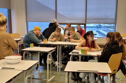 Frá samráði við börn í skipulagsvinnu fyrir nýtt hverfi í Kópavogi.