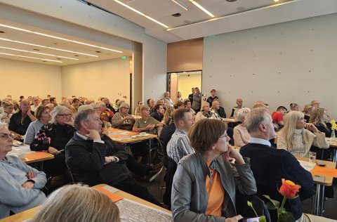 Samráðsfundurinn fór fram í safnaðaraheimili Kópavogs.