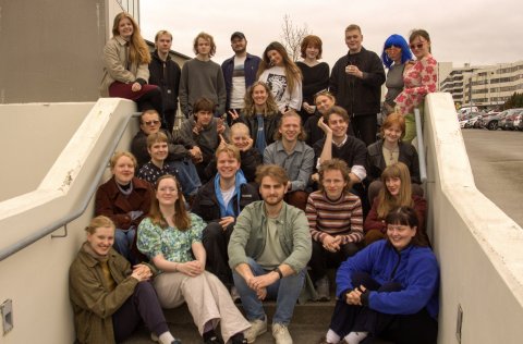 Þátttakendur í Skapandi sumarhópum sumarið 2023.