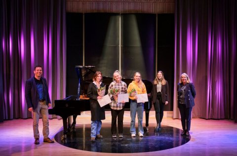 Mynd frá vinstri: Ármann Kr. Ólafsson, Marín Inga Schulin Jónsdóttir, Katrín Ýr Erlingsdóttir, Frey…