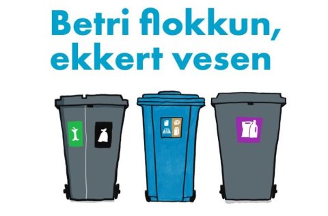 Sérbýli í Kópavogi fá þrjár tunnur.