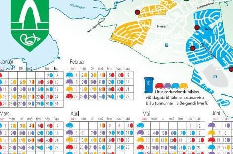 Sorphirðudagatal Kópavogs 2015