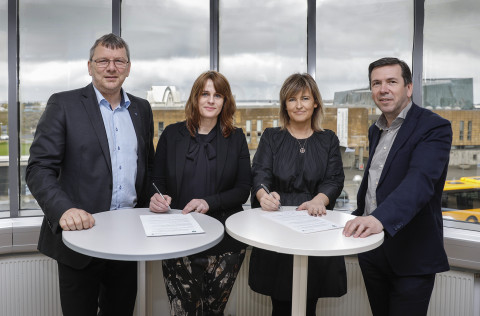 Bjarni Torfi Álfþórsson frá Specialisterne, Guðlaug Ósk Gísladóttir velferðarsviði Kópavogsbæjar, T…