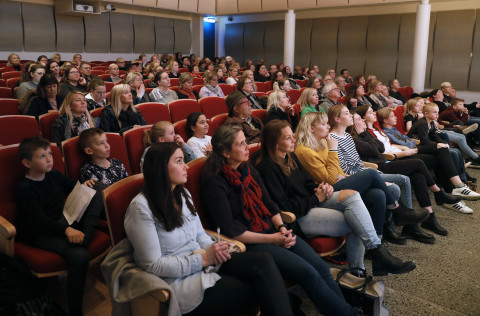 Frá spjaldtölvuhátíð í Kópavogi.