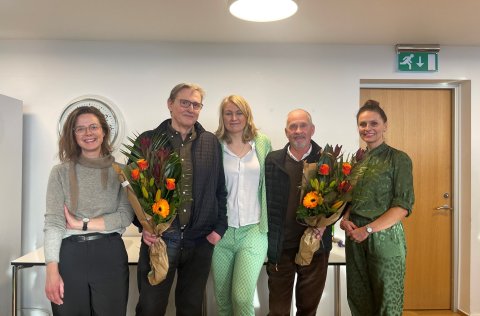 Auður Dagný Kristinsdóttir, skipulagsstjóri, Stefán L. Stefánsson, Ásthildur Helgadóttir sviðsstjór…