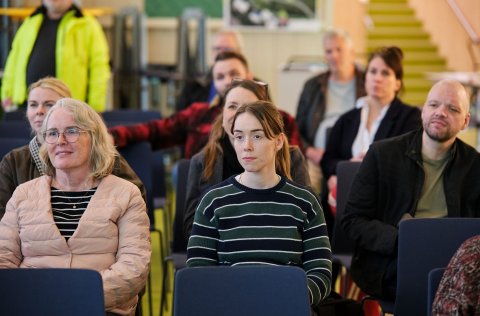 Gestir á íbúafundi um Stelluróló.